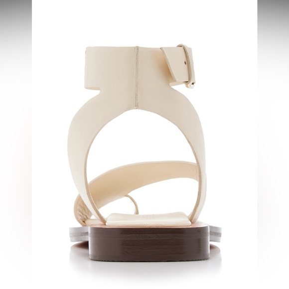 A. Emory The Maeve Leather Sandal in Ivory - Picture 3 of 10